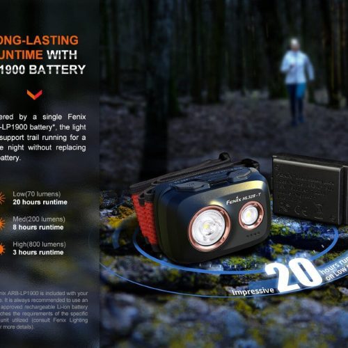 fenix store headlamp fenix hl32r t trail running led headlamp 800 lumens 42948461068501