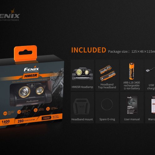 fenix store headlamp fenix hm65r rechargeable led headlamp 1400 lumens 42948196958421