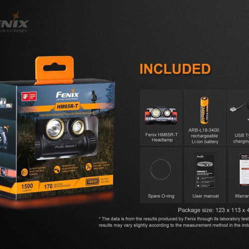 fenix store headlamp fenix hm65r t trail running led headlamp 1500 lumens 42948221305045