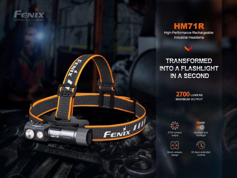 fenix store headlamp fenix hm71r rechargeable industrial led headlamp 42948225138901