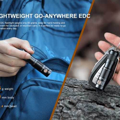 fenix store keychain flashlight fenix e09r rechargeable high output flashlight 600 lumens 42948217274581