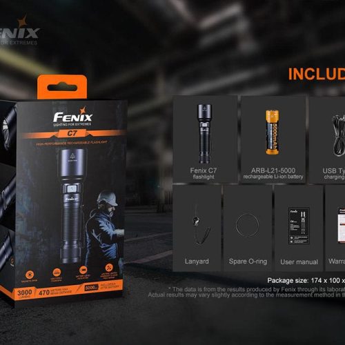 fenix store work flashlight fenix c7 high performance rechargeable led flashlight 3000 lumens 42948203282645