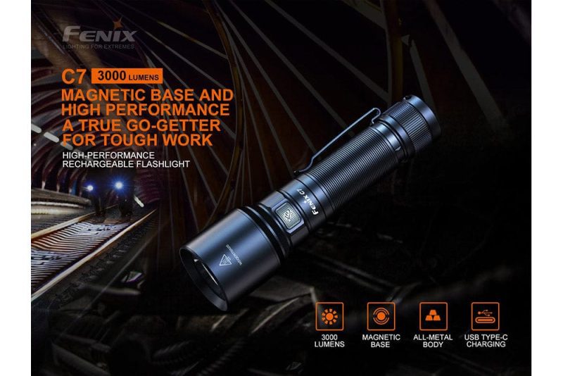 fenix store work flashlight fenix c7 high performance rechargeable led flashlight 3000 lumens 42948204691669