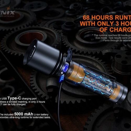 fenix store work flashlight fenix c7 high performance rechargeable led flashlight 3000 lumens 42948205904085