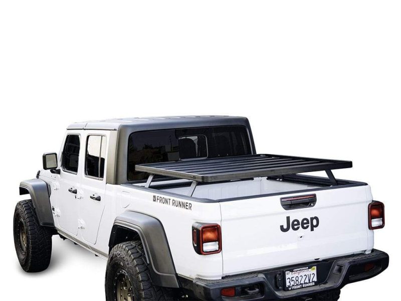 front runner bed rack jeep gladiator jt 2019 current slimline ii load bed rack kit by front runner 17273870516387