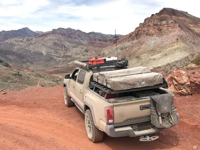 front runner bed rack toyota tacoma pickup truck 2005 current slimline ii load bed rack kit by front runner 31618616983715