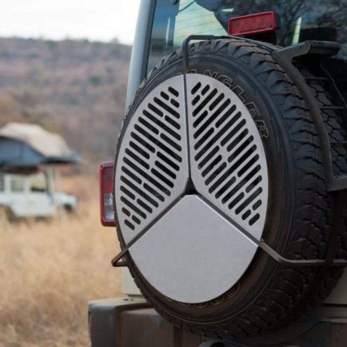 front runner camping gear spare tire braai bbq grate by front runner 6625327185982