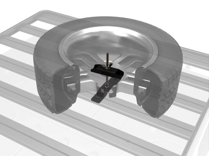 front runner rack accessories spare wheel clamp by front runner 32590132510883