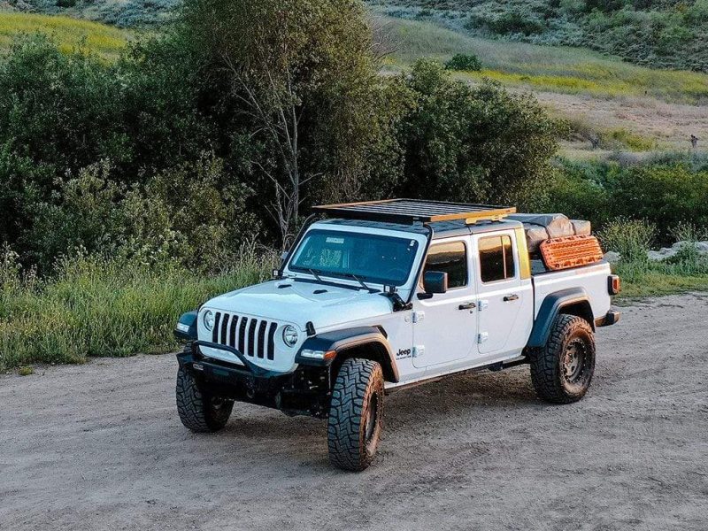 front runner roof rack jeep gladiator jt 2019 current extreme roof rack kit by front runner 17594980892835