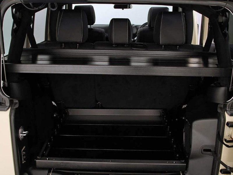 front runner roof rack jeep wrangler jku 4 door cargo storage interior rack by front runner 18049612677283