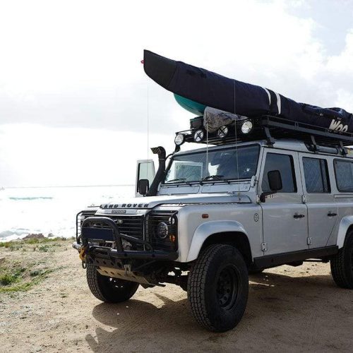 front runner roof rack land rover defender 110 1983 2016 slimline ii roof rack kit by front runner 31623933100195