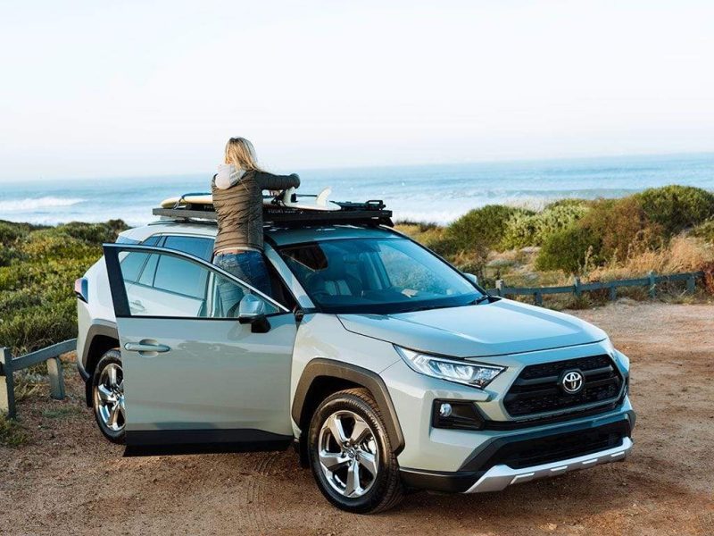 front runner roof rack toyota rav4 2019 current slimline ii roof rack kit by front runner 30399013519523