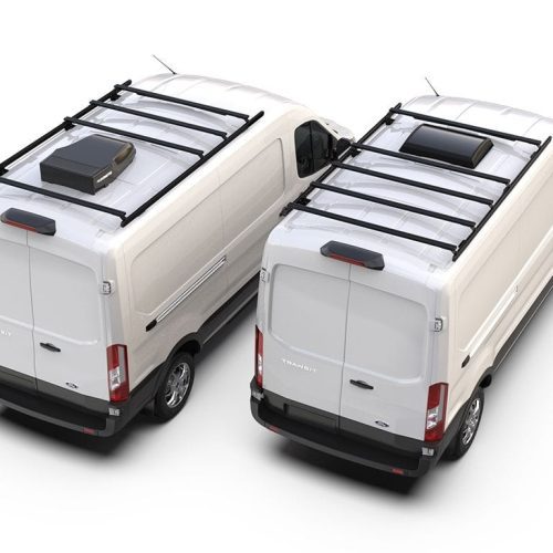 front runner roof racks ford transit l2h2 130 wb medium roof 2013 current slimpro van rack kit by front runner in stock ships in 1 2 working days 38329343705301