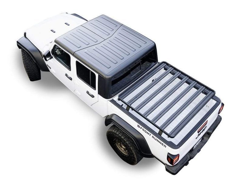 front runner truck bed racks jeep gladiator jt 2019 current slimline ii load bed rack kit by front runner 31629588103331