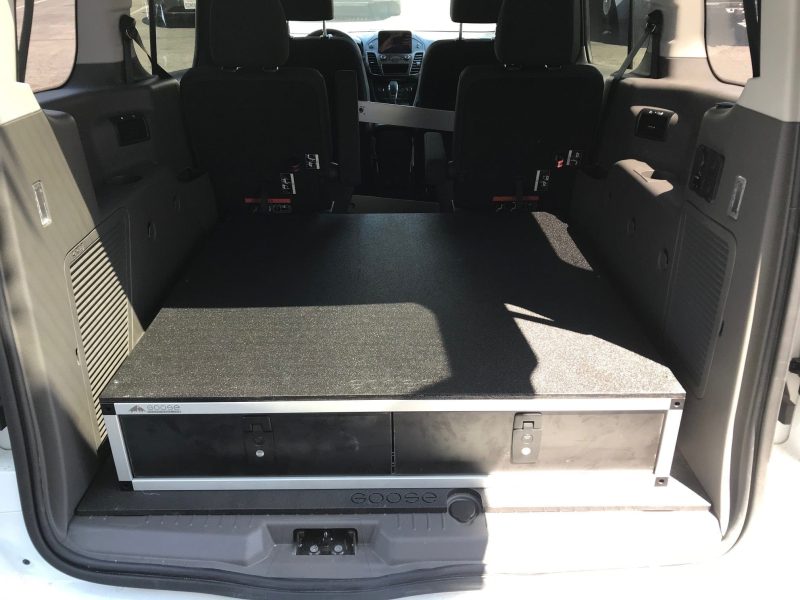 goose gear drawers ford transit connect 2014 present 2nd gen side x side drawer module 43 3 8 wide x 8 high x 40 depth 37437612622037