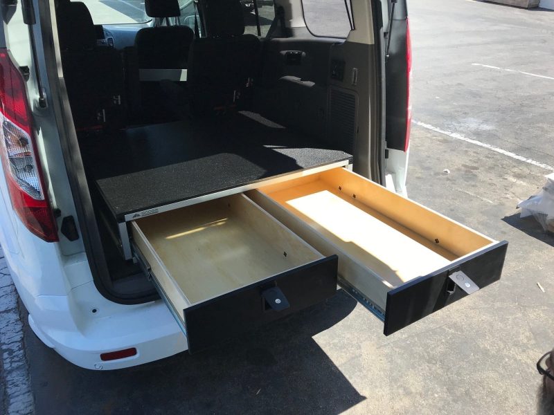 goose gear drawers ford transit connect 2014 present 2nd gen side x side drawer module 43 3 8 wide x 8 high x 40 depth 37437612687573