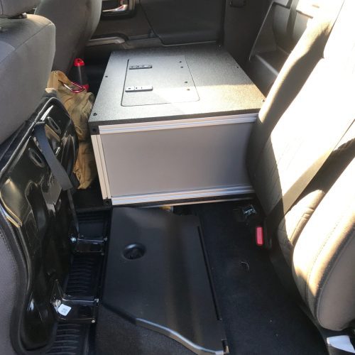 goose gear drawers toyota tacoma 2005 present 2nd and 3rd gen double cab second row single drawer module 60 passenger side 37437517299925