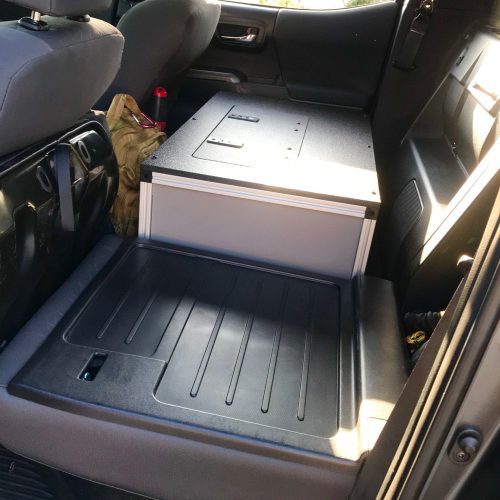 goose gear drawers toyota tacoma 2005 present 2nd and 3rd gen double cab second row single drawer module 60 passenger side 37437517332693