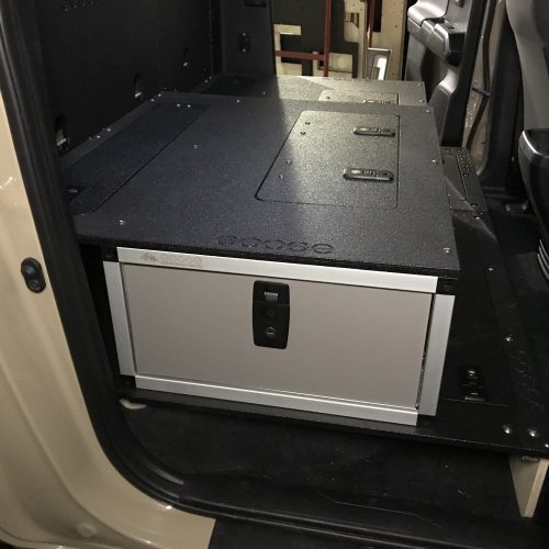 goose gear drawers toyota tacoma 2005 present 2nd and 3rd gen double cab second row single drawer module 60 passenger side 37437517398229