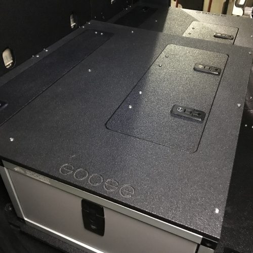 goose gear drawers toyota tacoma 2005 present 2nd and 3rd gen double cab second row single drawer module 60 passenger side 37437517430997