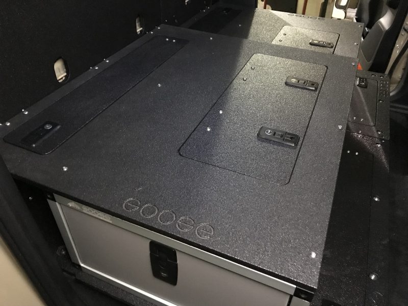 goose gear drawers toyota tacoma 2005 present 2nd and 3rd gen double cab second row single drawer module 60 passenger side 37437517430997