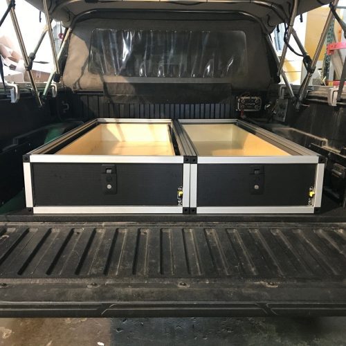 goose gear drawers toyota tacoma 2005 present 2nd and 3rd gen truck bed single drawer module 37437515497685