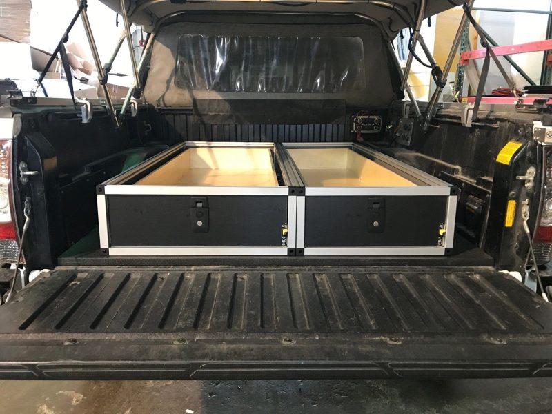 goose gear drawers toyota tacoma 2005 present 2nd and 3rd gen truck bed single drawer module 37437515497685