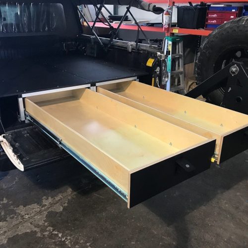 goose gear drawers toyota tacoma 2005 present 2nd and 3rd gen truck bed single drawer module 37437515530453