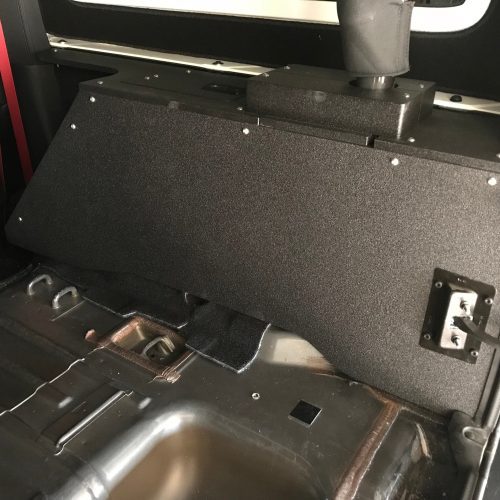 goose gear plate systems jeep wrangler 2007 2018 jk 2 door side cubbies 37437596008661