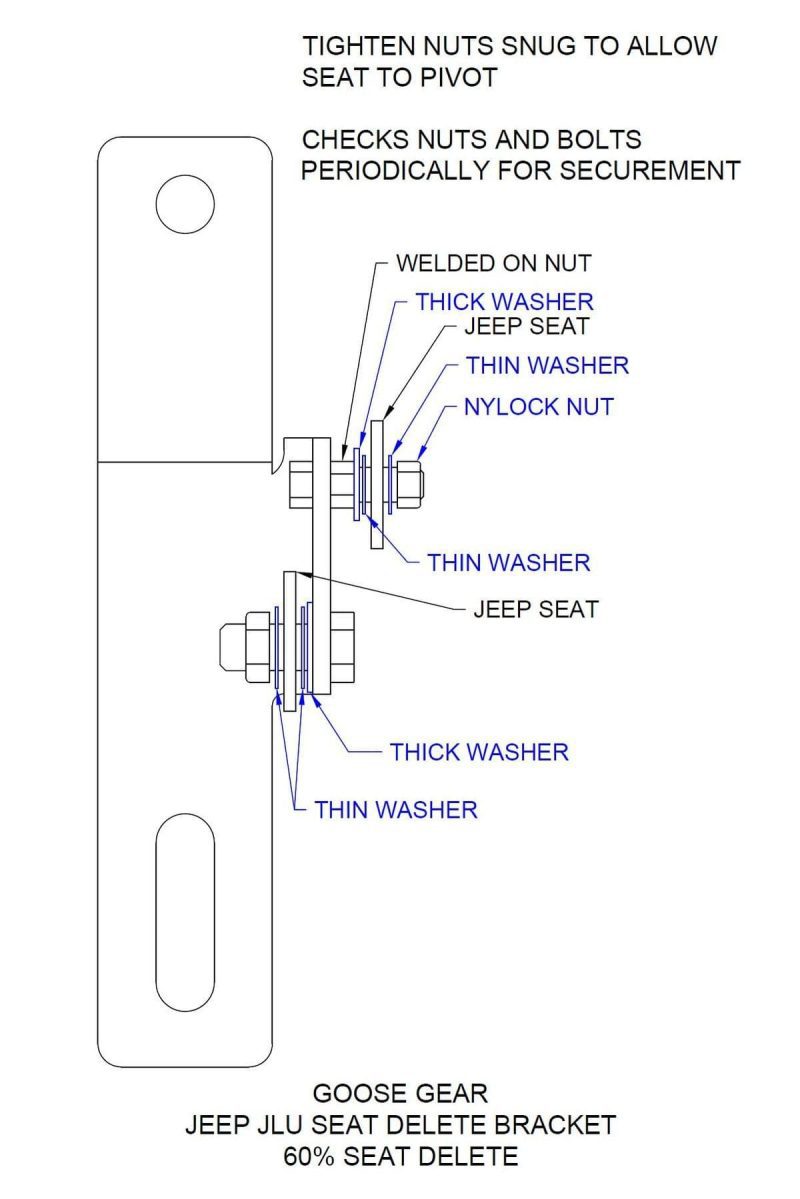 goose gear platform jeep jlu 60 seat delete bracket 2018 31624940880035