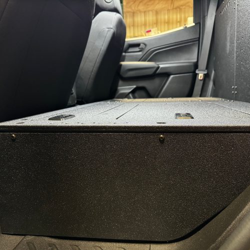 goose gear seat delete plate system 100 with backwall include shipping chevy colorado gmc canyon 2023 present 3rd gen explore series second row seat delete 100 42888294334677