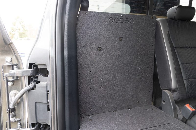 goose gear seat delete plate system ford f150 2015 present 13th 14th gen supercab second row seat delete plate system 42888267727061