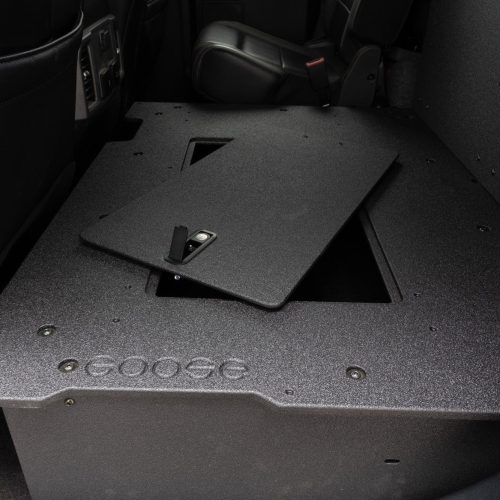 goose gear seat delete plate system ford f150 2015 present 13th 14th gen supercab second row seat delete plate system 42888267923669