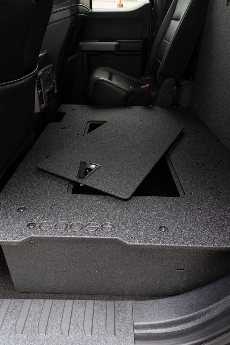 goose gear seat delete plate system ford f150 2015 present 13th 14th gen supercab second row seat delete plate system 42888267923669