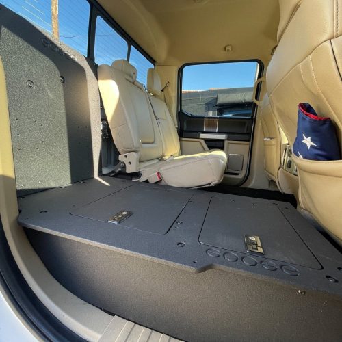 goose gear seat delete plate system ford f150 2015 present 13th 14th gen supercrew second row seat delete plate system 42888247181525