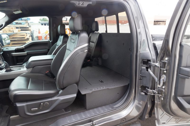 goose gear seat delete plate system ford super duty f250 f550 2017 present 4th 5th gen super cab second row seat delete plate system 42888274018517