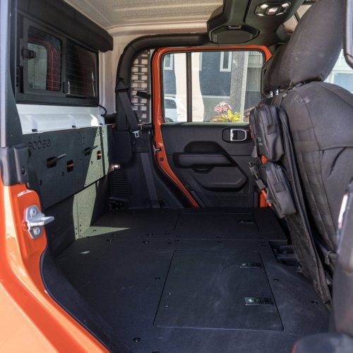 goose gear seat delete plate system jeep gladiator 2019 present jt 4 door second row seat delete plate system extended platform 42888192000213