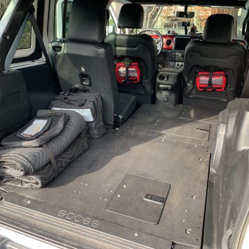 goose gear seat delete plate system jeep wrangler 2018 present jlu 4 door second row seat delete plate system 42888221130965