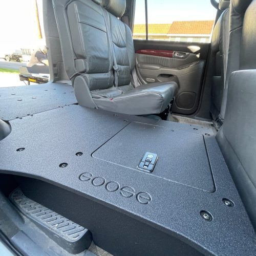 goose gear seat delete plate system lexus gx470 2002 2009 second row seat delete plate system 42888229716181