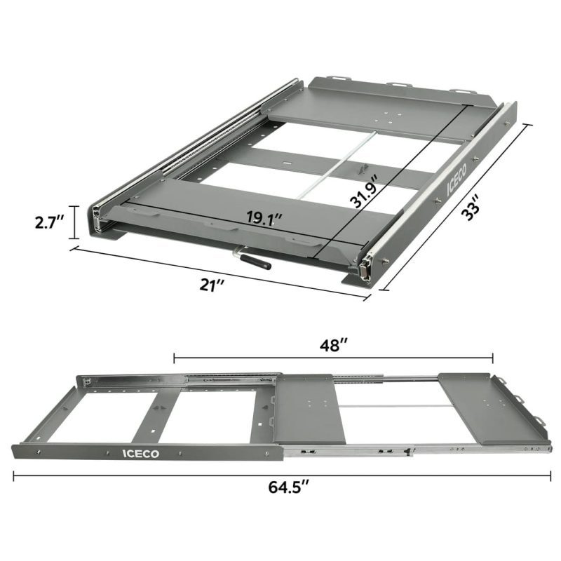 iceco wholesale fridge slides slide mount for vl60d 65d 74s refrigerator iceco 43129298157781