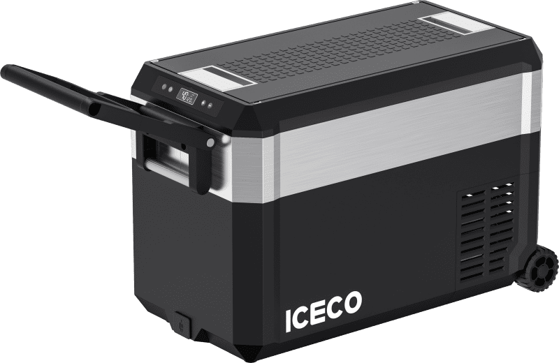 iceco wholesale fridges jp40 pro dual zone wheeled portable freezer silver iceco 40 lt 43129317556437