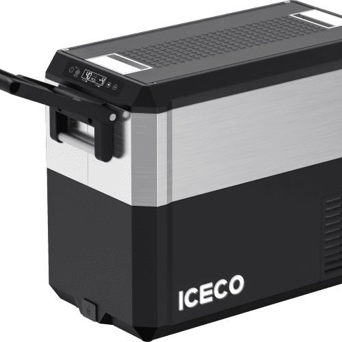 iceco wholesale fridges jp50 pro dual zone wheeled car fridge with cover golden iceco 50 lt 43129315000533