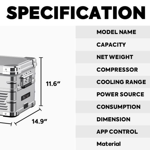 iceco wholesale fridges silver apl20 light duty aluminum freezer single zone iceco 20 lt 43129296584917