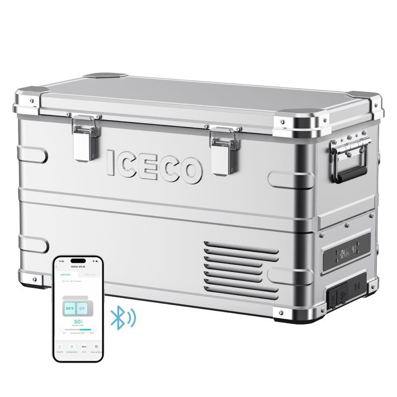 iceco wholesale fridges silver apl35 dual zone aluminum fridge refrigerator iceco 35 lt 43129310642389