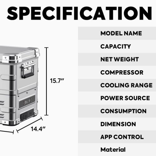 iceco wholesale fridges silver apl35 dual zone aluminum fridge refrigerator iceco 35 lt 43129311101141