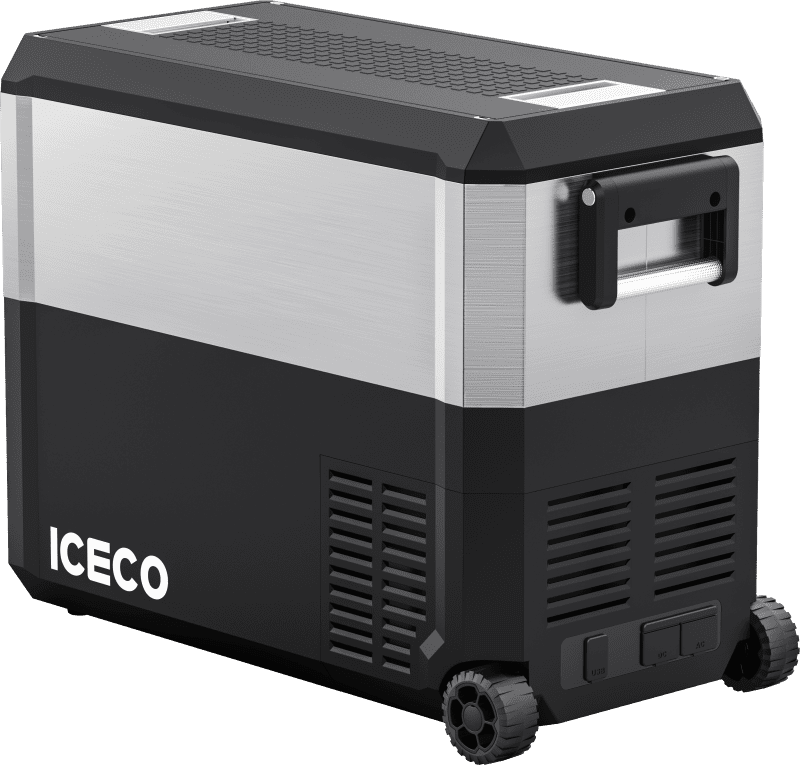 iceco wholesale fridges silver jp50 pro dual zone wheeled car fridge with cover golden iceco 50 lt 43129314705621