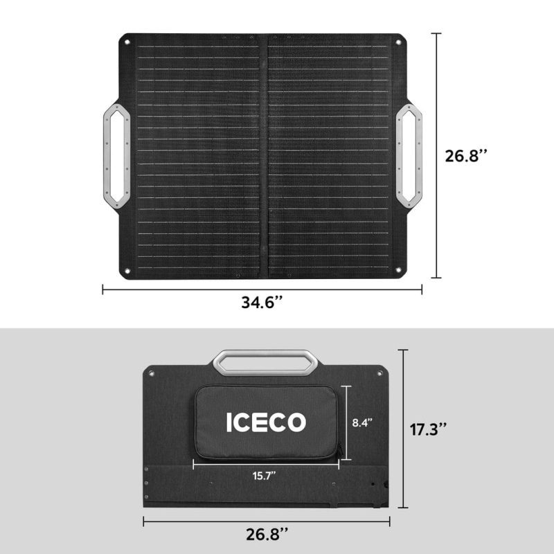 iceco wholesale solar chargers 80w foldable solar panel iceco 43129307660501