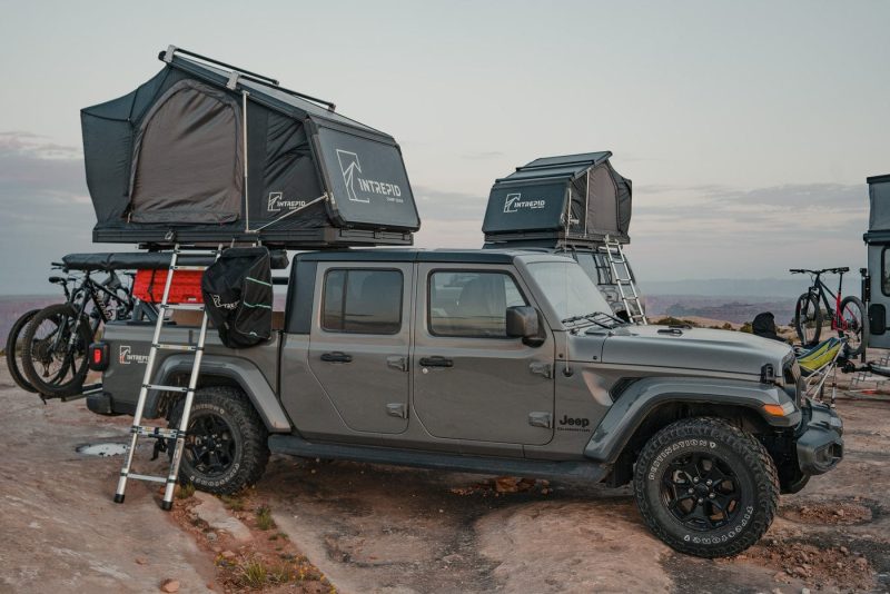 intrepid camp gear roof top tents geo 2 5 rooftop tent by intrepid camp gear 40450104918229