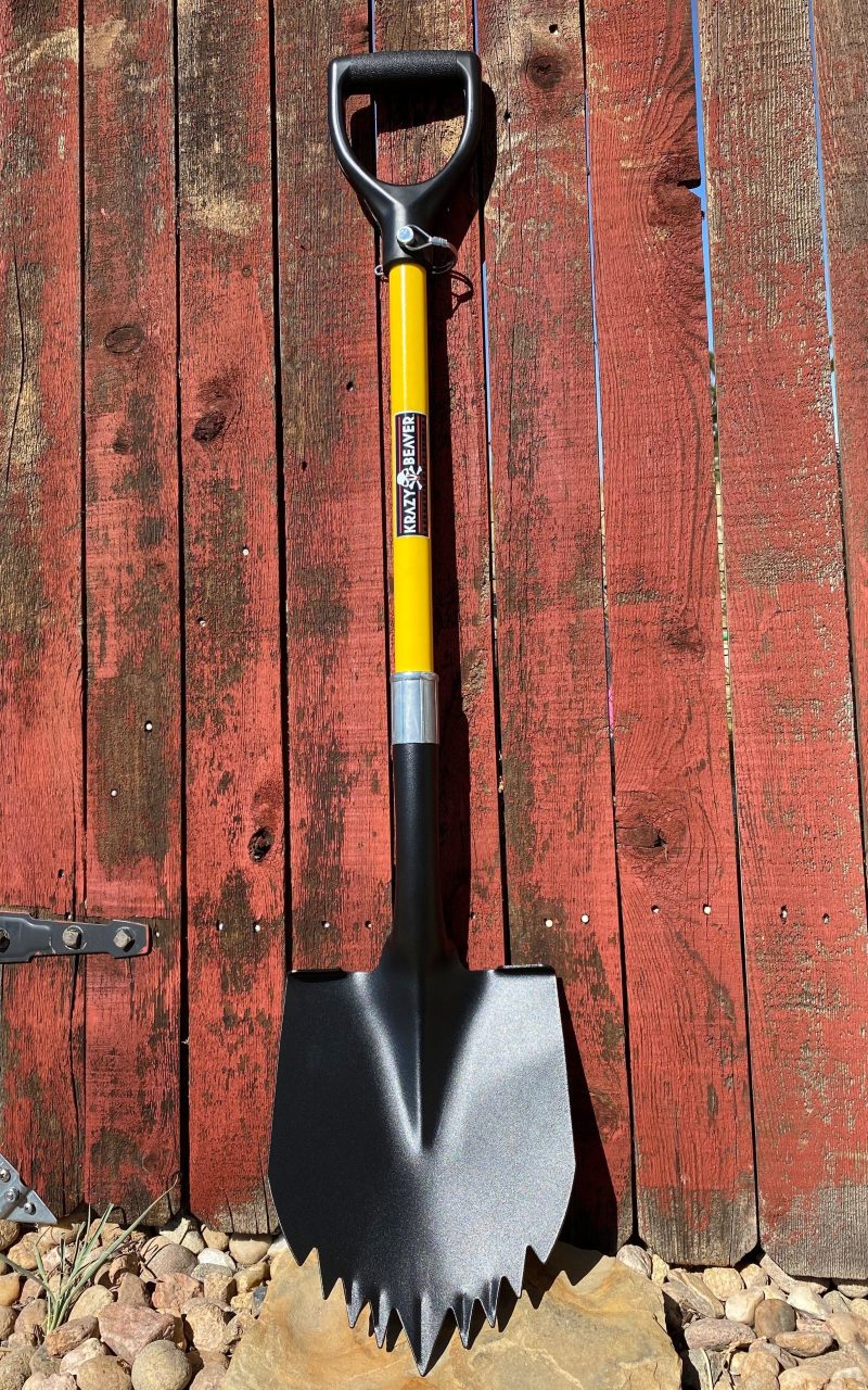 krazy beaver tools recovery gear camping gear shovel camping 149 99 krazy beaver shovel black textured head yellow handle 45635 40828876423381