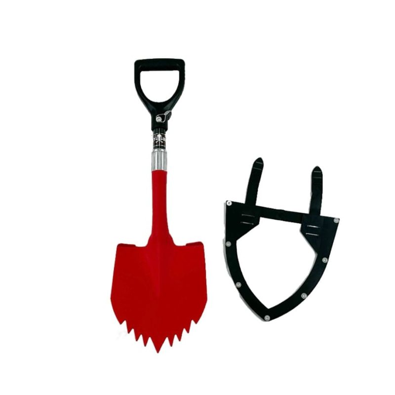 krazy beaver tools recovery gear camping gear shovel camping 159 99 krazy beaver mini shovel with guard textured red head black handle 45642 40692769849557